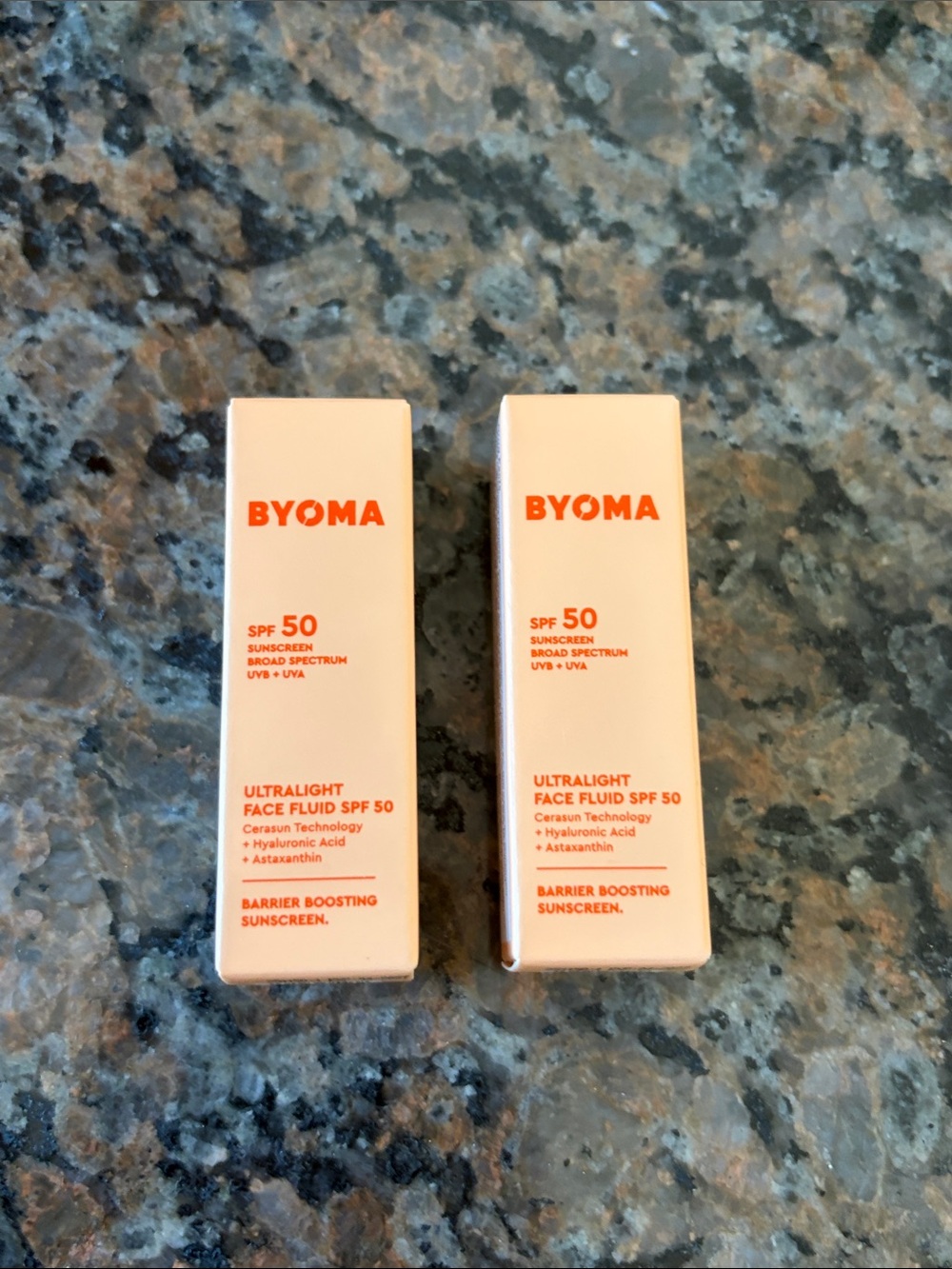 BYOMA Ultralight Face Fluid SPF 50 Sunscreen - Set of 2